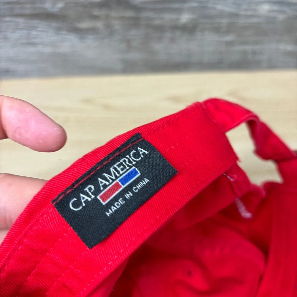 The Bridges Hat Cap Strap Back‎ Red Golf Winona Minnesota One Size Adjustable